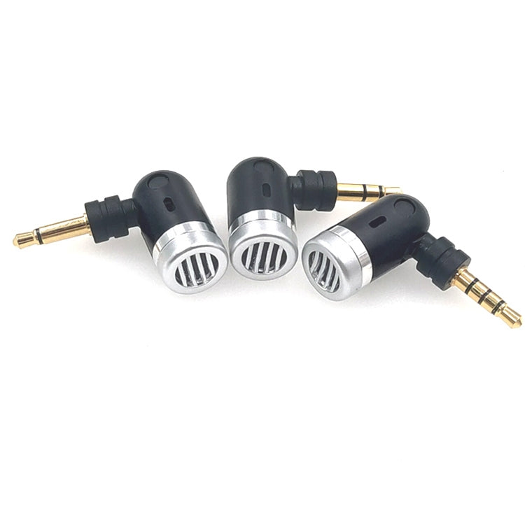 MK-5 3.5mm Stereo with Gold-plated Plug, Mini Bent Microphone for Tablet, Laptop, Live, Stereo