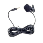 Cavo microfono lavalier cablato 3 m spina mono 2,5 mm