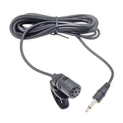 ZJ002MR 2.5mm Straight Mono Plug Car Sun Visor Wireless Interpreter Tour Guide Megaphone Wired Lavalier Microphone, Length: 3m, Mono 2.5mm