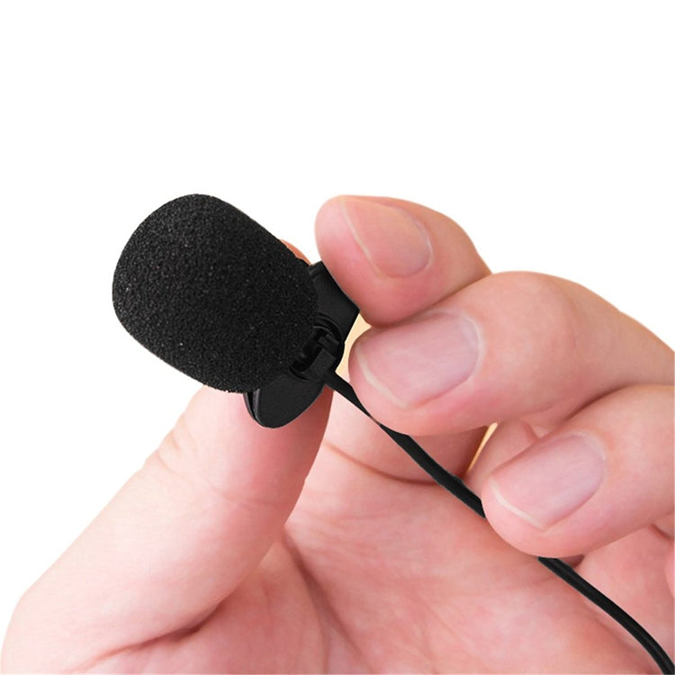 ZJ002MR 2.5mm Straight Mono Plug Car Sun Visor Wireless Interpreter Tour Guide Megaphone Wired Lavalier Microphone, Length: 3m, Mono 2.5mm