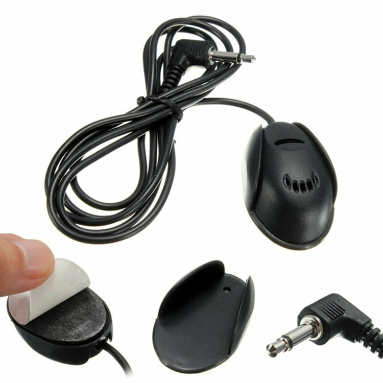 ZJ010MR 2.5mm Angle Head Mono Plug Car GPS Navigation Speaker External Paste Bluetooth Microphone, Length: 3m, 2.5mm