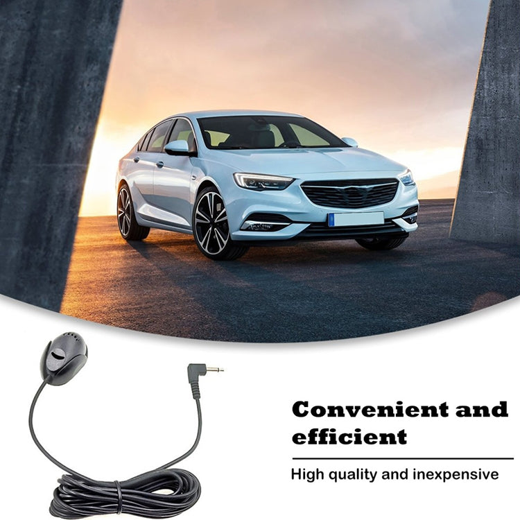 Microfono mono angolare 2,5 mm con cavo 3 m per auto