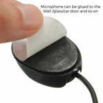 Microfono mono angolare 3,5 mm per auto con cavo 3 m