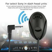 ZJ010MR 3.5mm Angled Head Mono Plug Car GPS Navigation Speaker External Paste Bluetooth Microphone, Length: 3m, 3.5mm