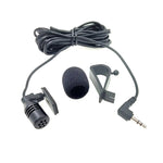 Cavo stereo 2,5 mm angolare con microfono esterno 3 m