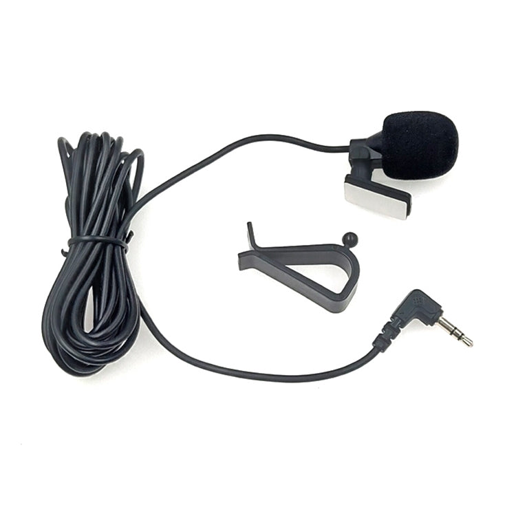 ZJ015MR 2.5mm Stereo Angle Head for Car DVD Navigation with External Microphone Paste Length: 3m,Stereo 2.5mm Angle Head