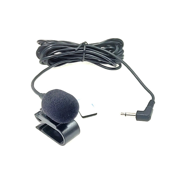 ZJ025MR Microfono mono lavalier a clip adesivo per GPS per auto / Microfono audio DVD abilitato Bluetooth esterno, Lunghezza cavo: 3 m, gomito a 90 gradi Jack da 2,5 mm, Elbow 2.5mm Jack Mono