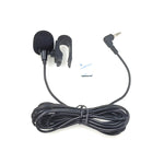 Microfono stereo lavalier esterno con cavo 3 m e jack 2,5 mm