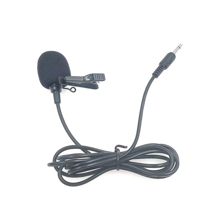 ZJ031MR 2.5mm Mono Straight Plug Tour Guide Megaphone Wired Lavalier Microphone, Length: 1.5m, 2.5mm