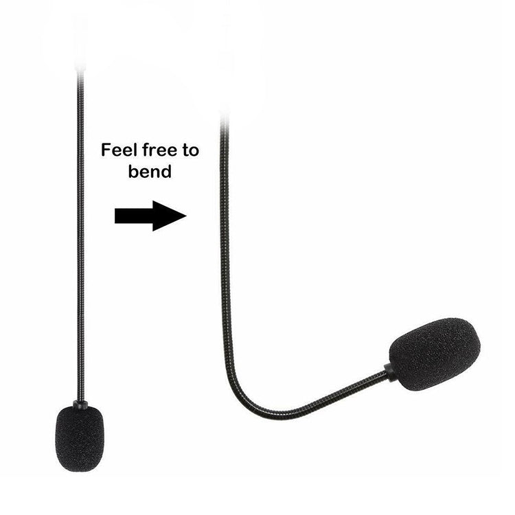 ZJ033MR-03 19cm Mono Angle Head 3.5mm Gaming Headset Sound Card Live Microphone, 17cm Mono Angle Head