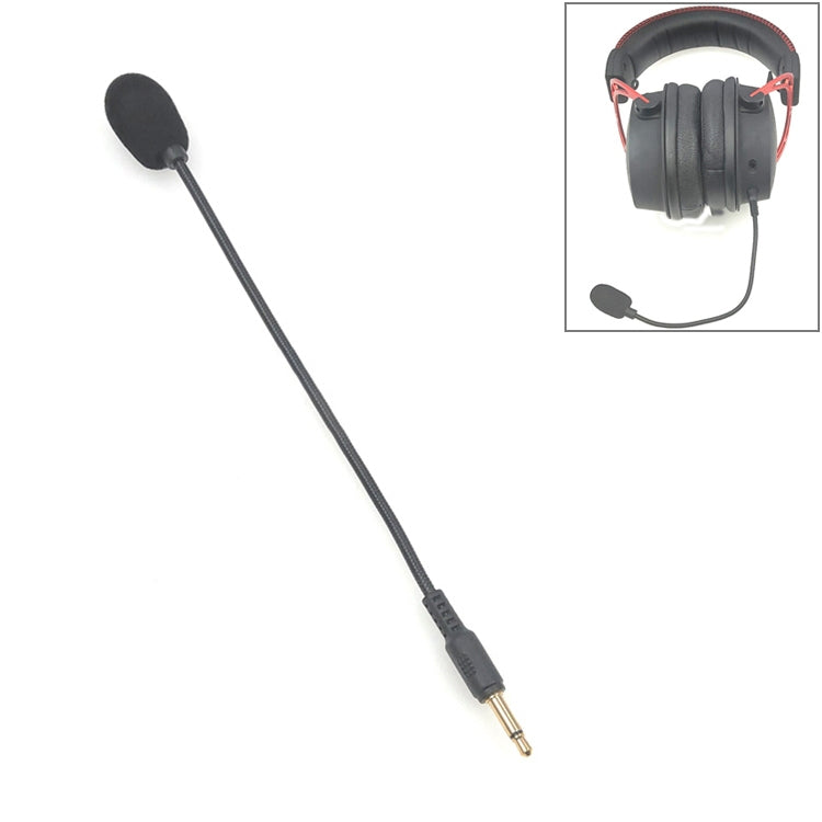 ZJ033MR-03 3.5mm Mono Straight Plug 17cm Gaming Headset Sound Card Live Microphone, 17cm Mono Straight Plug