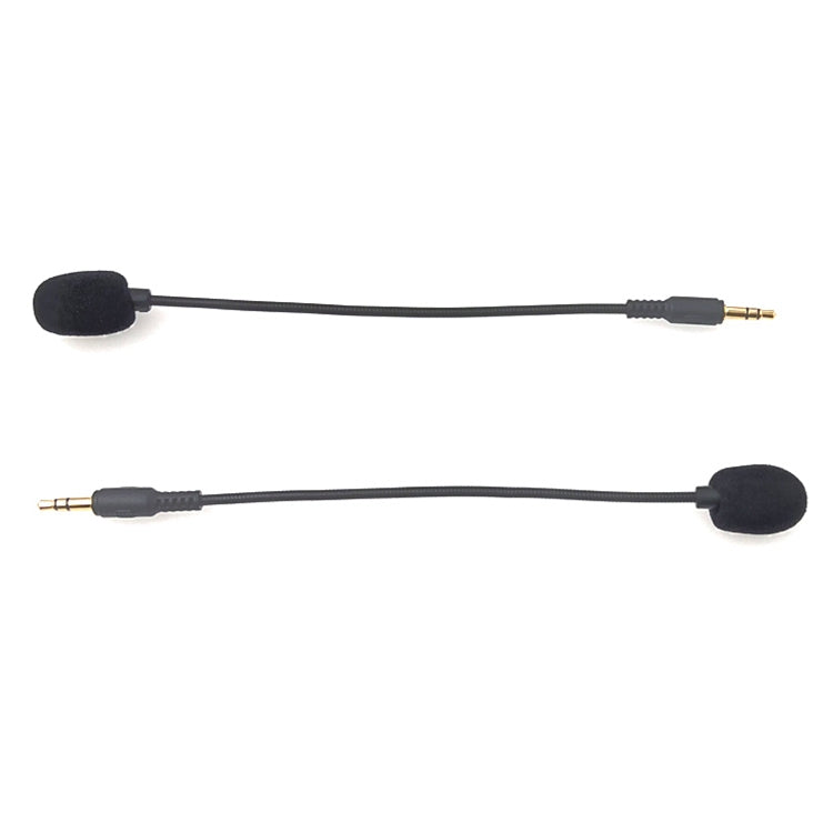 ZJ033MR-03 Microfono dal vivo con scheda audio per cuffie da gioco stereo da 3,5 mm con spina diritta da 19 cm, 19cm Stereo Straight Plug