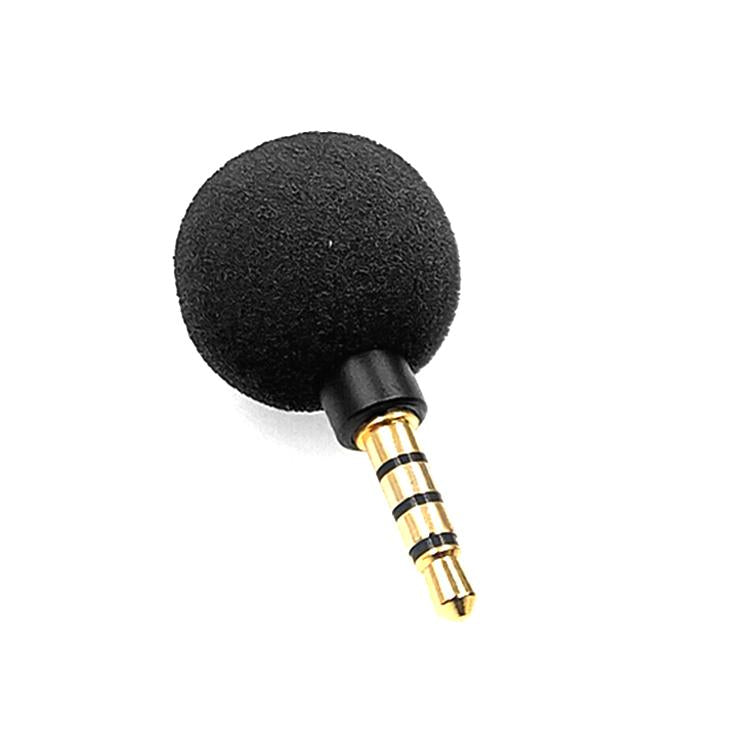 ZJ040MR 4 Level Pin 3.5mm Straight Microphone for Tablet Laptop Electronic Equipment Mini Straight Microphone, 4 Level Pin