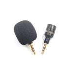 Mini microfono stereo 3,5 mm per smartphone e tablet