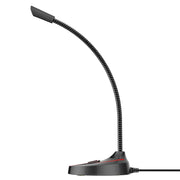HXSJ F12 Microfono per computer USB pieghevole a 360 gradi senza unità, lunghezza cavo: 2,2 m