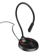 HXSJ F12 Microfono per computer USB pieghevole a 360 gradi senza unità, lunghezza cavo: 2,2 m