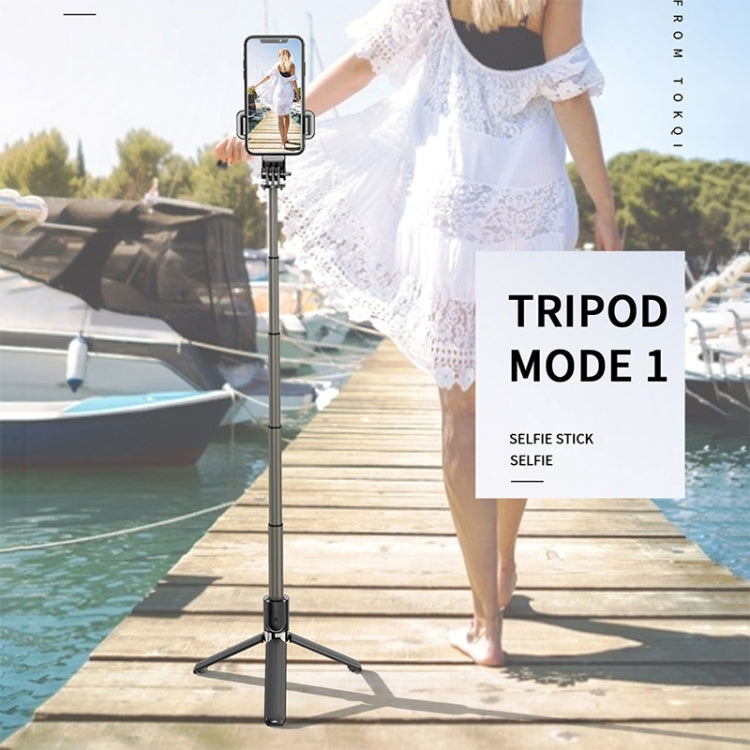 Bastone selfie pieghevole con treppiede Bluetooth in alluminio