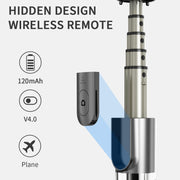 Bastone selfie pieghevole con treppiede Bluetooth in alluminio