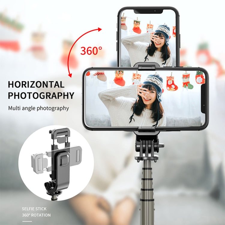 L03 Aluminum Alloy Bluetooth Tripod Foldable Selfie Stick, L03 White, L03 Black