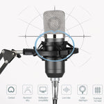 Microfono a condensatore USB BM-700 con cappuccio antivento