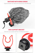 Microfono shotgun YELANGU MIC10 per videocamere DSLR