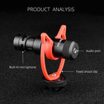 Microfono shotgun YELANGU MIC10 per videocamere DSLR
