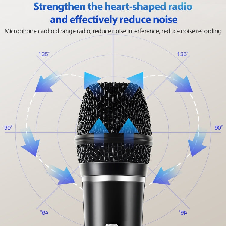 Microfono wireless doppio originale Lenovo TW01C TV K Song con set di schede audio