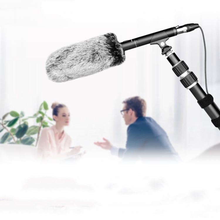 YELANGU YLG9933A MIC07 Microfono professionale per video shotgun a condensatore per interviste con adattatore audio da 6,5 mm e cavo audio RXL da 3,5 mm