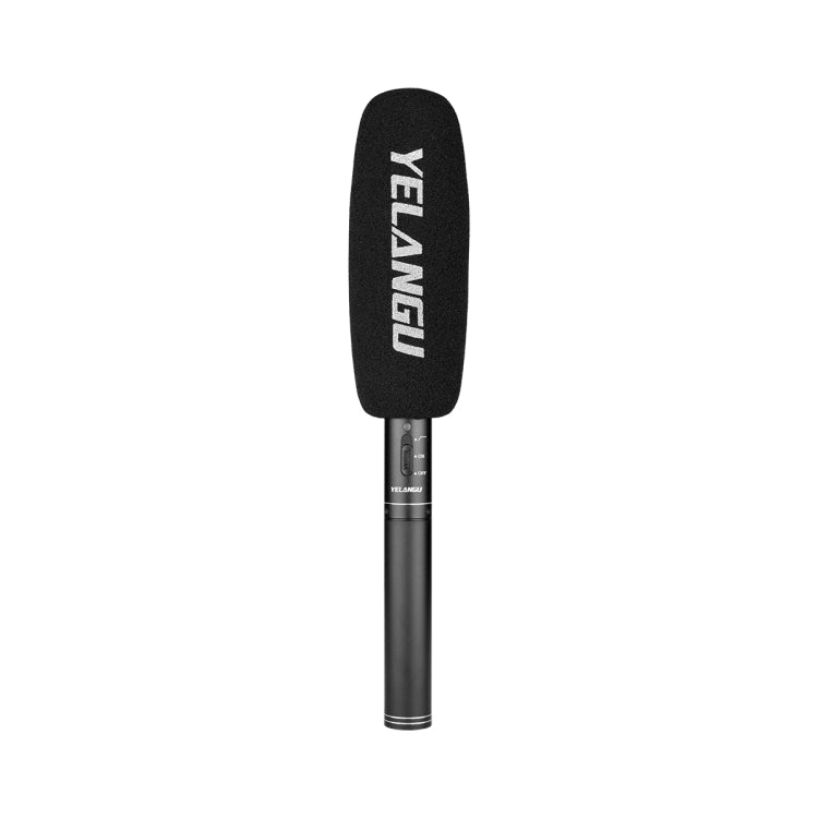 YELANGU YLG9933A MIC07 Microfono professionale per video shotgun a condensatore per interviste con adattatore audio da 6,5 mm e cavo audio RXL da 3,5 mm