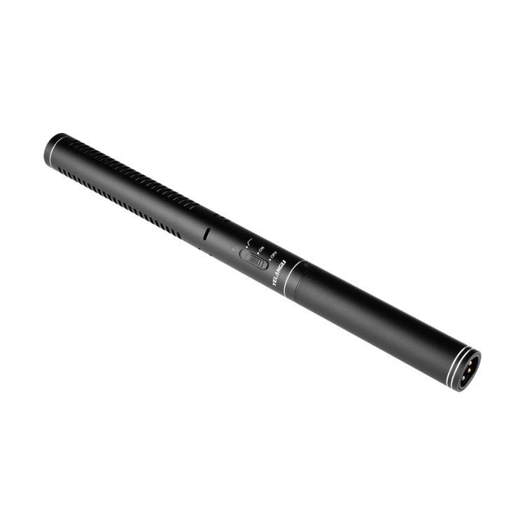 YELANGU YLG9933A MIC07 Microfono professionale per video shotgun a condensatore per interviste con adattatore audio da 6,5 mm e cavo audio RXL da 3,5 mm