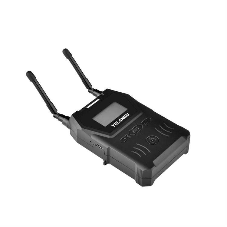 YELANGU YLG9929B MX4 Sistema microfonico wireless UHF a doppio canale 100CH con 2 trasmettitori e ricevitore per fotocamere DSLR e videocamere, YLG9929B