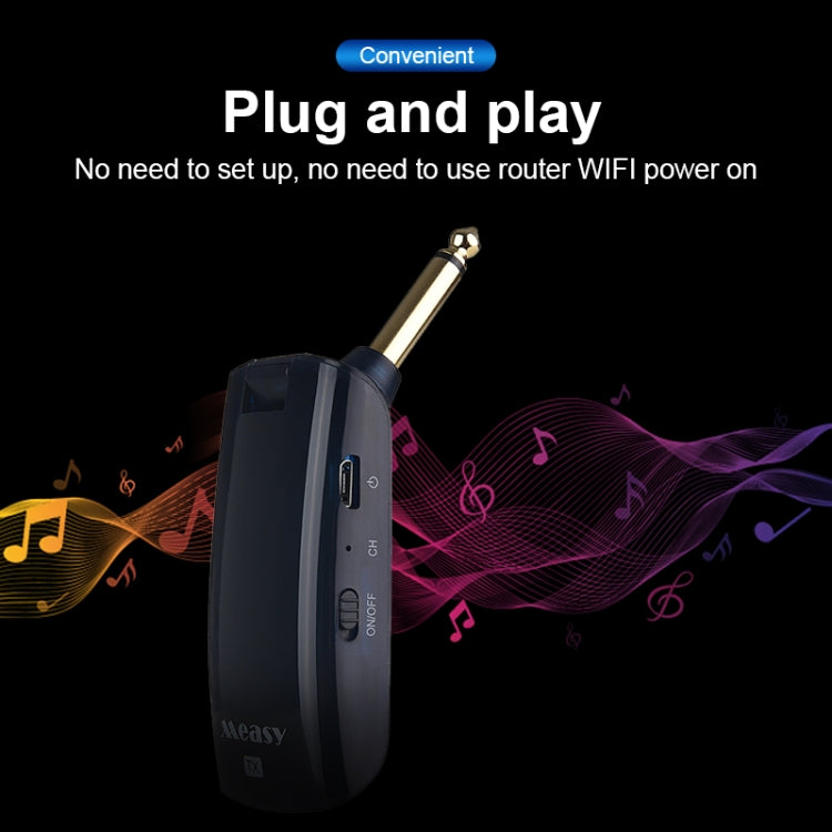 Measy AU688-U sistema wireless per chitarra 20 canali