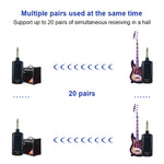 Measy AU688-U sistema wireless per chitarra 20 canali