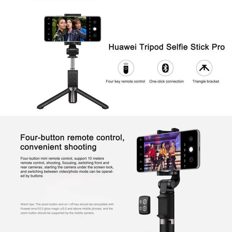 Original Huawei Wireless Bluetooth Tripod Selfie Stick