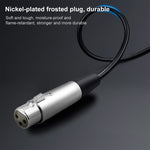 Cavo microfonico mono schermato XLR 3 pin a jack 6,35 mm 5m