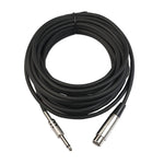Cavo microfonico mono XLR femmina a jack 6,35 mm 1,8 m