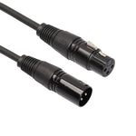 Cavo audio per microfono schermato MIC da 5 m a 3 pin XLR maschio a XLR femmina, Length: 5m