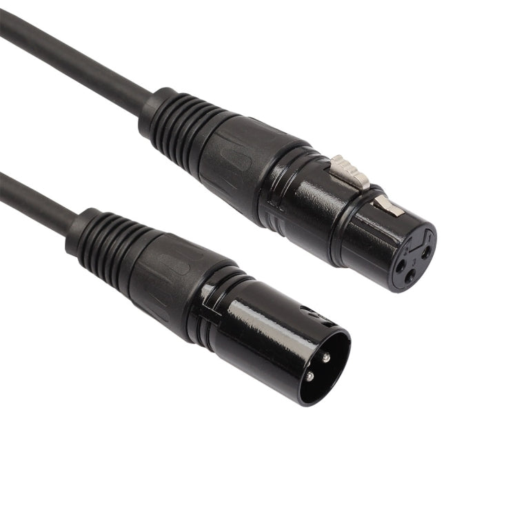 Cavo audio per microfono schermato MIC da 5 m a 3 pin XLR maschio a XLR femmina, Length: 5m