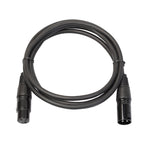Cavo audio per microfono schermato MIC da 5 m a 3 pin XLR maschio a XLR femmina, Length: 5m
