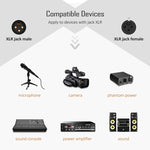 Cavo audio per microfono schermato MIC da 5 m a 3 pin XLR maschio a XLR femmina, Length: 5m