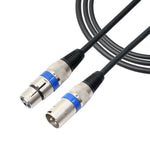 Cavo audio microfono XLR 3 pin maschio-femmina 10m