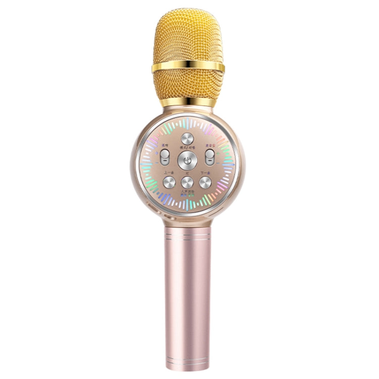 K2 Bluetooth 5.0 Karaoke Wireless Bluetooth Microphone with Live Colorful Lights