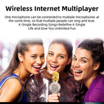 Microfono Karaoke Wireless Bluetooth 5.0 con Luci Colorate