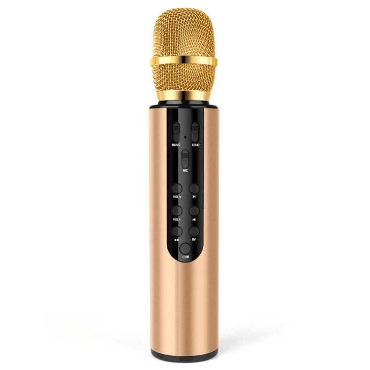 K3 Bluetooth 5.0 Karaoke Microfono a condensatore Bluetooth wireless con audio stereo dal vivo