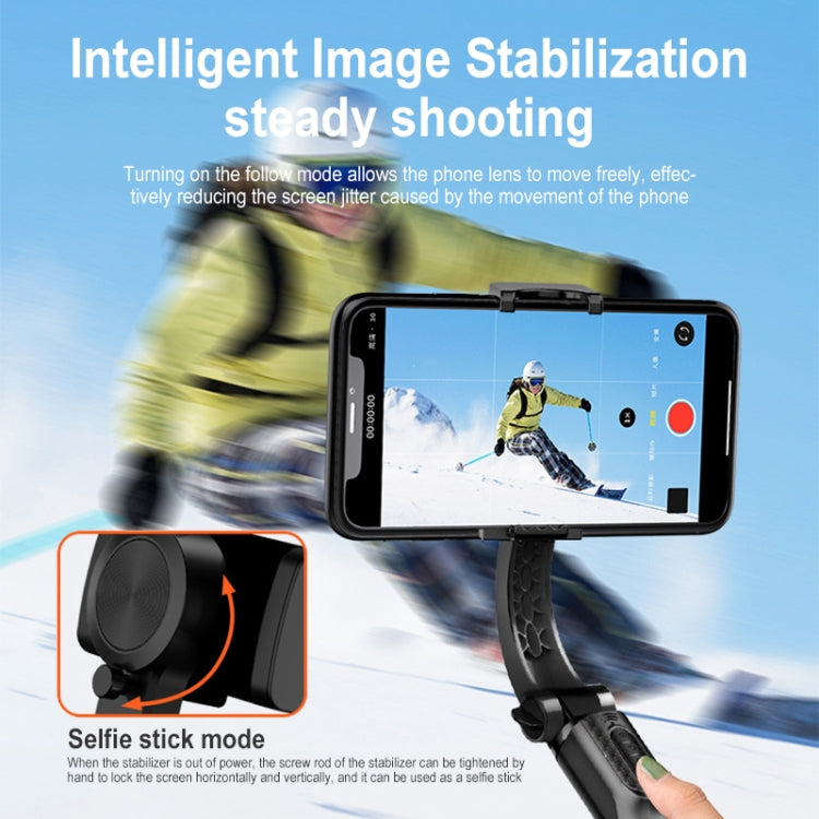 Stabilizzatore cardanico portatile H202 Pieghevole 3 in1 Bluetooth Supporto per treppiede per selfie stick remoto per smartphone, controllo quad-key, H202  Quad-Key Control