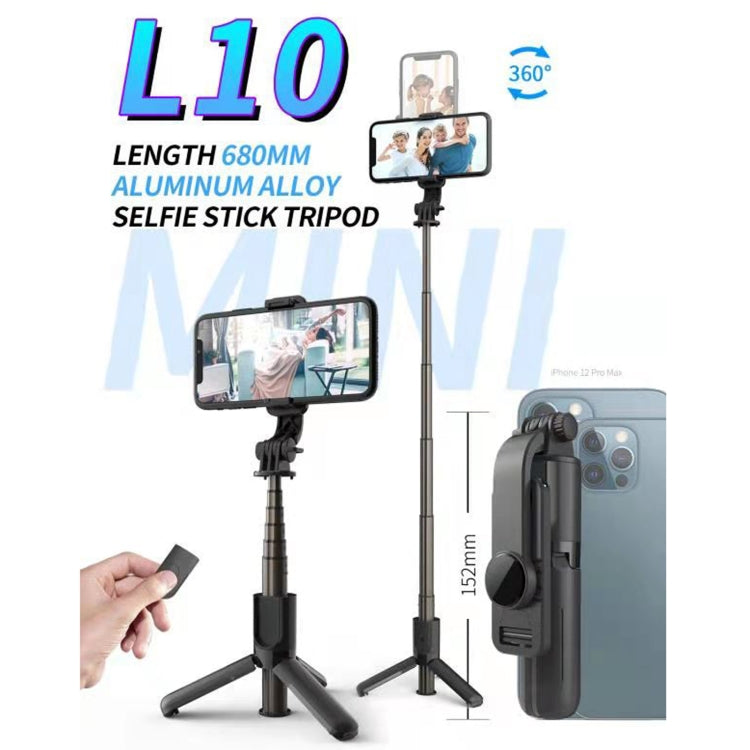 Mini Bluetooth Selfie Stick Tripod Cell Phone Holder L10, L10