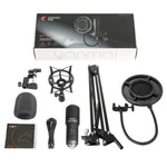 Microfono USB Yanmai Q10B con staffa e LED