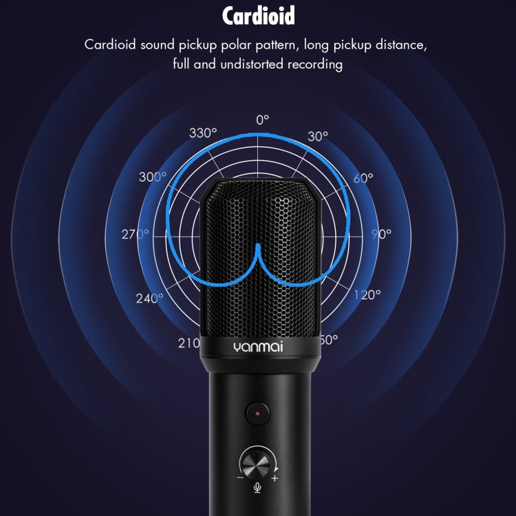 Kit microfono di registrazione USB Yanmai Q10B, Q10B