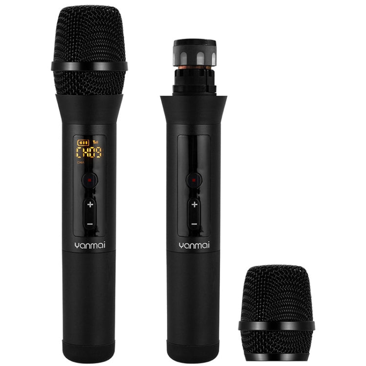 Yanmai UF8 UHF Wireless Dynamic Microphone with LCD Display, UF8