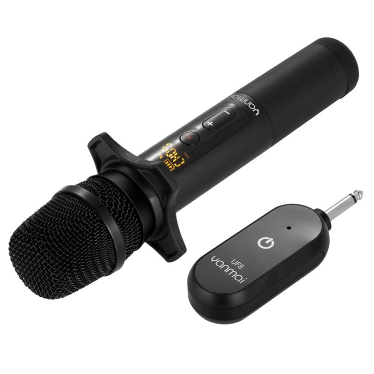 Yanmai UF8 UHF Wireless Dynamic Microphone with LCD Display, UF8